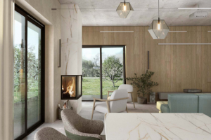 Гостиная в частном доме