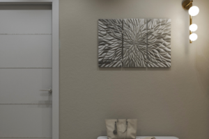 Кухня гостиная, минималистичный дизайн