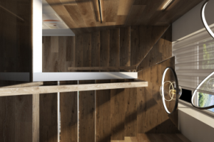 лестничный пролет в частном доме