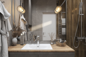 ванная комната  с душем