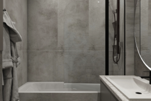 минималистичная ванная комната