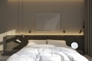 спальная комната в частном доме