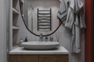 Дизайн интерьера ванной комнаты ар-деко