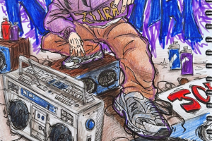 Иллюстрация по вселенной аниме "Гинтама"