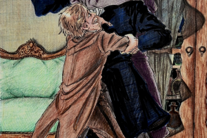 Иллюстрация по роману Ф.М. Достоевского "Братья Карамазовы"