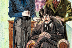 Иллюстрация по роману Ф.М. Достоевского "Братья Карамазовы"