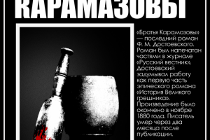 Обложка для романа "Братья Карамазовы"