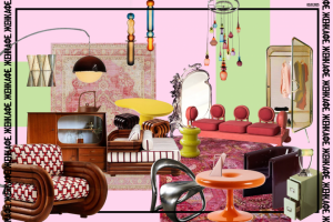 Концепт-коллаж кафе