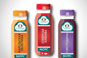 Этикетка для фирменных морсов 33 пингвина