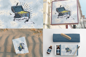 фирменный стиль гостевого дома "Остров сокровищ"