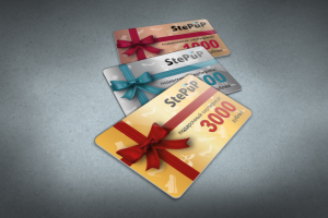 Подарочные карты "Step up"