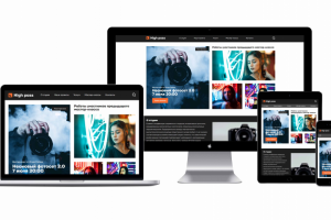 Верстка лэндинга для фотостудии