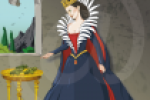 Иллюстрация к сказке "Дикие лебеди"