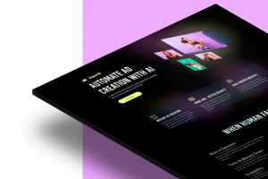 Лендинг по направлению рекламы и маркетинга