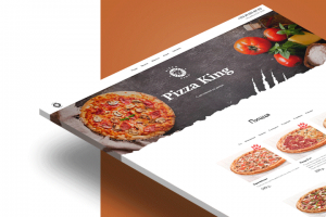 Landing Page PizzaKing