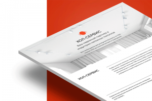 Дизайн сайта тематики натяжных потолков. Хол Сервис