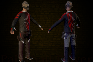 игрок в пейнтбол