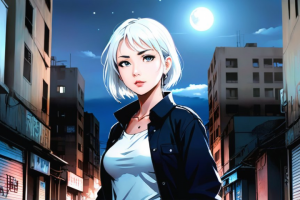 Девушка в стиле манга