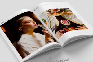 Верстка Fashion издания. Латвия