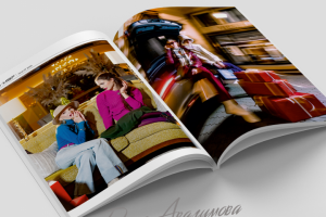 Верстка Fashion издания. Латвия