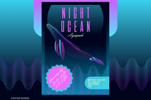 Рекламный постер для аквапарка