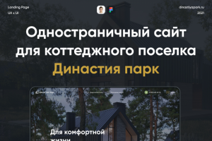 Дизайн лендинга Династия Парк