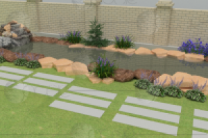 Водоём (частный сад)