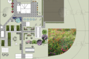 эскиз функционального зонирования участка