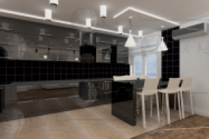 Квартира-студия (кухня)