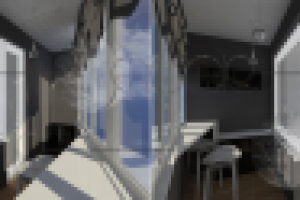 Квартира-студия (лоджия)