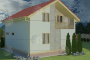 Визуализация коттеджа-2