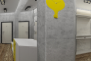 Прихожая и гардероб (квартира-студия для ренты)