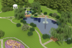 РЕКРЕАЦИОННАЯ ЗОНА У ВОДОЕМА