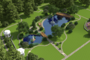 РЕКРЕАЦИОННАЯ ЗОНА У ВОДОЕМА