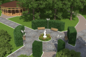 ПАРК С БЕСЕДКОЙ