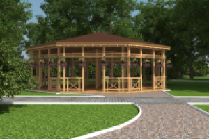 ПАРК С БЕСЕДКОЙ