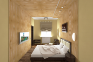 Дача в Калужской области спальня