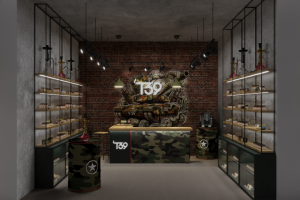 Дизайн и визуализация магазина вейпов и табака