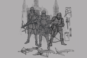 Концепт арт персонажей.