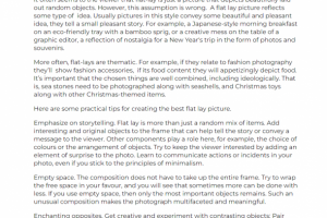 What is flat lay photography?