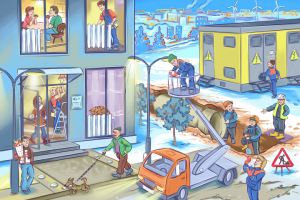 Анимационная поздравительная открытка