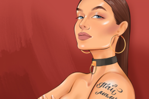 Иллюстрация для музыкальной обложки в iTunes