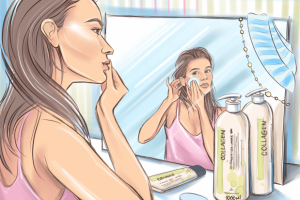 Иллюстрация для магазина корейской косметики