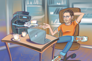 Иллюстрация для календаря компании INTELLEX