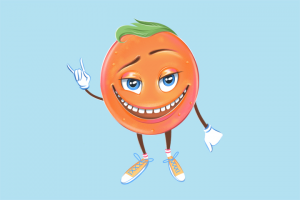 Персонаж Апельсин для рекламы