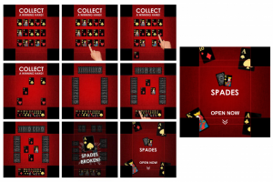 Раскадровка для анимации SPADES (рекламы мобильной игры)