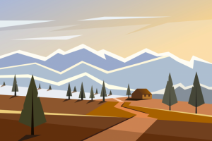 Рисунок природы в Adobe Illustrator