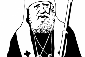 Векторный рисунок священнослужителя