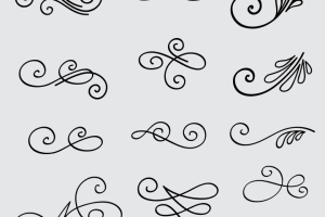 Набор векторных элементов