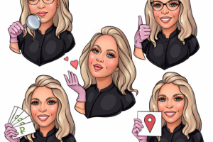 Стикеры для мастера маникюра